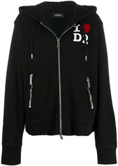 Dsquared2 logo-print zip hoodie