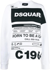Dsquared2 logo slogan print T-shirt