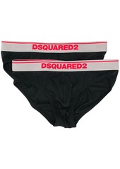 Dsquared2 logo waist briefs two-pack