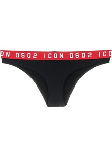 Dsquared2 logo-waistband bikini bottoms