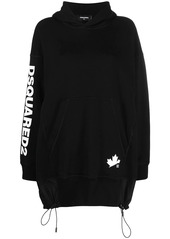 Dsquared2 long cotton hoodie
