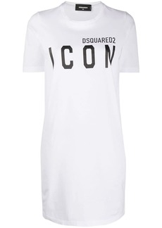Dsquared2 long-print T-shirt dress