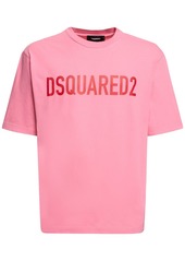 Dsquared2 Loose Fit Printed Cotton T-shirt