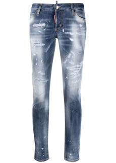 Dsquared2 low-rise distressed-effect jeans