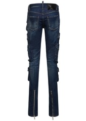 Dsquared2 Low-rise Straight Denim Cargo Jeans