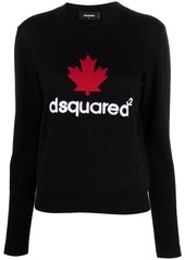 Dsquared2 Maple Leaf knitted jumper