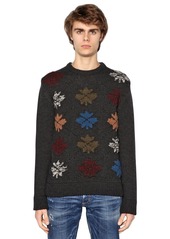 Dsquared2 Maple Leaf Wool Blend Sweater