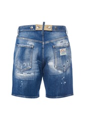 Dsquared2 Marine Fit Stretch Cotton Shorts