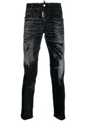 Dsquared2 mid-rise bleached skinny jeans