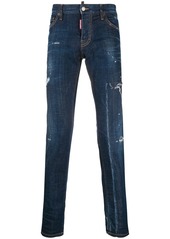 Dsquared2 mid-rise distressed-effect jeans