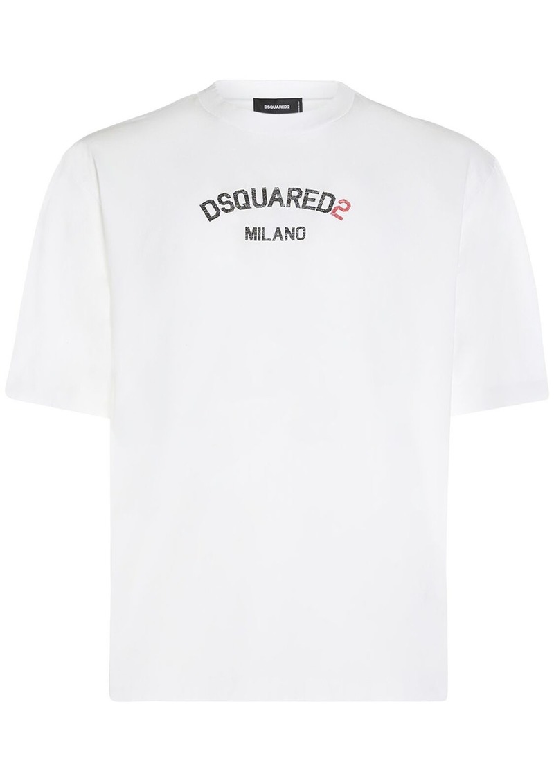 Dsquared2 Milano Printed Cotton T-shirt