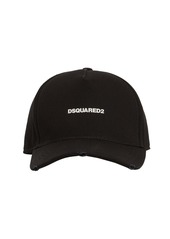 Dsquared2 Mini Logo Cotton Gabardine Cap