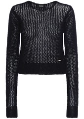 Dsquared2 Mohair Blend Open Knit Sweater