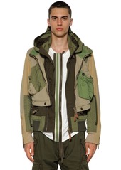 dsquared camouflage bomber