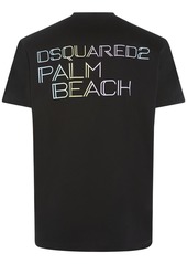 Dsquared2 Palm Beach Printed Cotton T-shirt