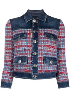 Dsquared2 panelled denim jacket