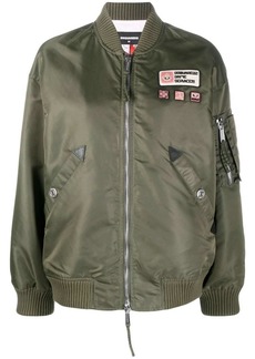 Dsquared2 patch-detail bomber jacket