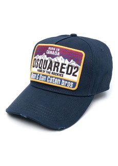 Dsquared2 patch-detail cotton baseball cap