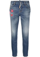 Dsquared2 patch-detail denim jeans