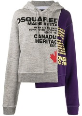 Dsquared2 patchwork hoodie