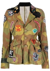 Dsquared2 patchwork military jacket