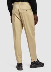 Dsquared2 Pleated Stretch Cotton Pants