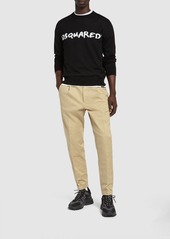 Dsquared2 Pleated Stretch Cotton Pants