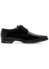 Dsquared2 Pointy Patent Leather Lace-up Shoes