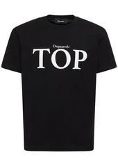 Dsquared2 Printed Cotton Jersey T-shirt