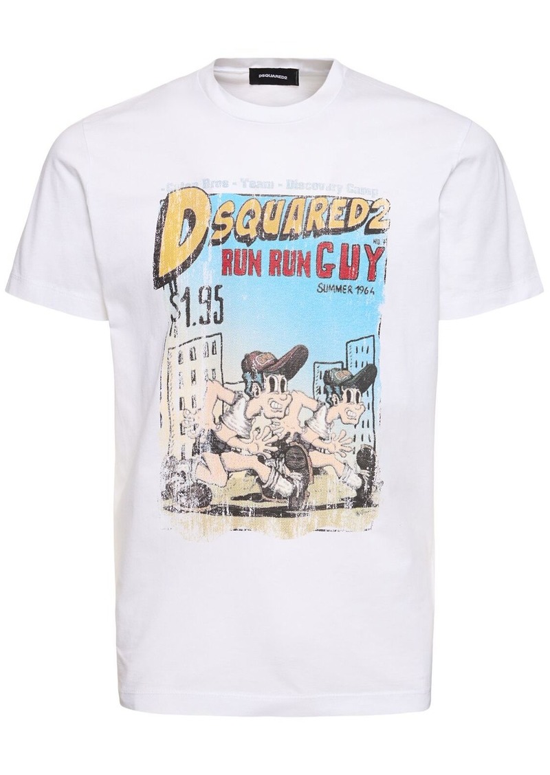 Dsquared2 Printed Cotton T-shirt