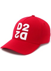 Dsquared2 printed embroidered baseball cap