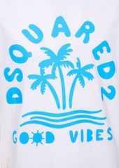 Dsquared2 Printed Japanese Cotton Jersey T-shirt