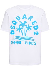 Dsquared2 Printed Japanese Cotton Jersey T-shirt