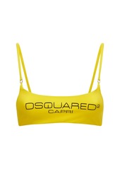 Dsquared2 Printed Lycra Bikini Top