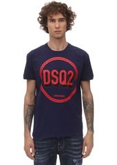 Dsquared2 Printed Very Very Dan Fit Cotton T-shirt