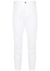 Dsquared2 rear logo print cropped trousers