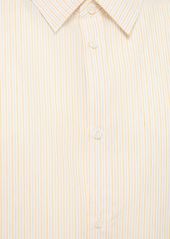 Dsquared2 Relax Dan Cotton & Linen Striped Shirt