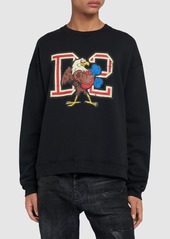 Dsquared2 Relaxed Fit Cotton Crew Sweatshirt