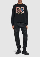 Dsquared2 Relaxed Fit Cotton Crew Sweatshirt