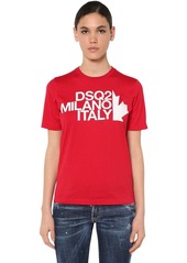 Dsquared2 Renny Fit Cotton Jersey T Shirt