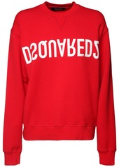 Dsquared2 Reverse Dsq2 Cotton Jersey Sweatshirt