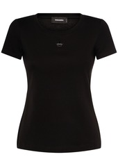 Dsquared2 Ribbed Cotton T-shirt