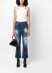 Dsquared2 ripped-detail flared jeans