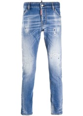 Dsquared2 distressed slim-fit jeans