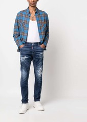 Dsquared2 ripped slim-fit jeans