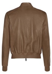 Dsquared2 Rocco Siffredi Leather Zip Jacket