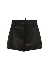 Dsquared2 Roxy Heart Leather Shorts
