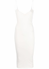 Dsquared2 ruched backless midi dress