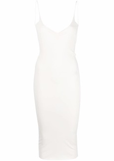 Dsquared2 ruched backless midi dress