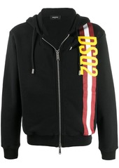 Dsquared2 stripe-detail hooded sweatshirt